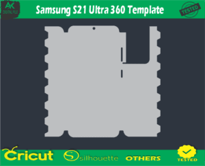 Samsung S21 Ultra 360 Template Skin Vector Template