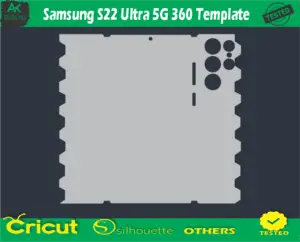 Samsung S22 Ultra 5G 360 Template Skin Vector Template