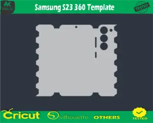 Samsung S23 360 Template Skin Vector Template