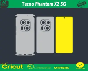 Tecno Phantom X2 5G Skin Vector Template