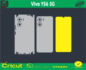 Vivo Y56 5G Skin Vector Template