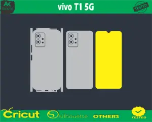 vivo T1 5G Skin Vector Template