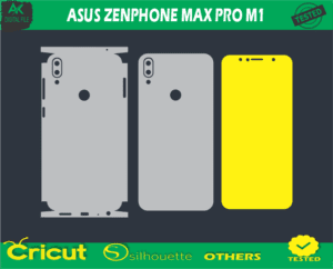 ASUS ZENPHONE MAX PRO M1 Skin Vector Template