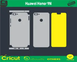 Huawei Honor 9N Skin Vector Template