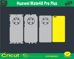 Huawei Mate40 Pro Plus Skin Vector Template