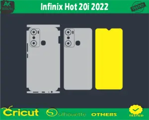 Infinix Hot 20i 2022 Skin Vector Template