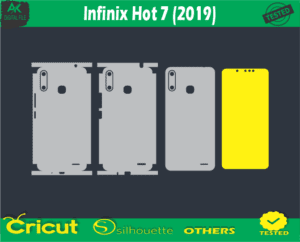 Infinix Hot 7 (2019) Skin Vector Template