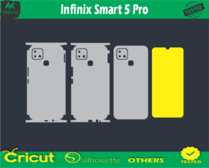 Infinix Smart 5 Pro Skin Vector Template