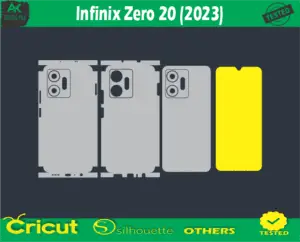 Infinix Zero 20 (2023) Skin Vector Template