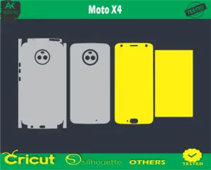 Moto X4 Skin Vector Template