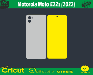 Motorola Moto E22s Skin Vector Template