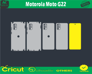 Motorola Moto G22 Skin Vector Template