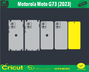 Motorola Moto G73 Skin Vector Template