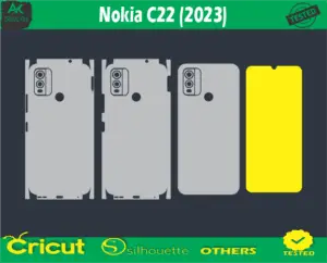 Nokia C22 Skin Vector Template