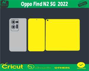 Oppo Find N2 Skin Vector Template
