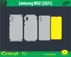 Samsung M02 Skin Vector Template