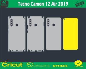 Tecno Camon 12 Air 2019 Skin Vector Template