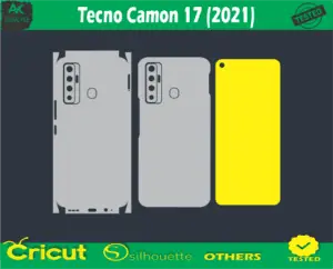 Tecno Camon 17 Skin Vector Template