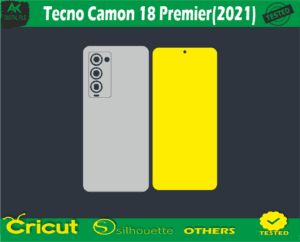 Tecno Camon 18 Premier Skin Vector Template