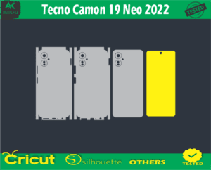 Tecno Camon 19 Neo 2022 Skin Vector Template