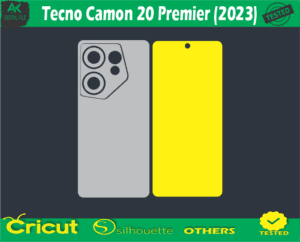 Tecno Camon 20 Premier (2023) Skin Vector Template