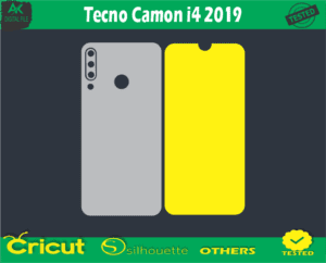 Tecno Camon i4 2019 Skin Vector Template