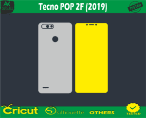 Tecno POP 2F Skin Vector Template