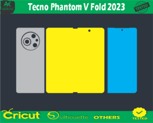 Tecno Phantom V Fold 2023 Skin Vector Template