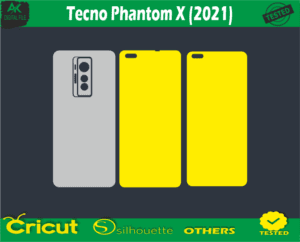 Tecno Phantom X Skin Vector Template