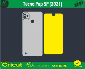 Tecno Pop 5P Skin Vector Template