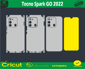 Tecno Spark GO 2022 Skin Vector Template