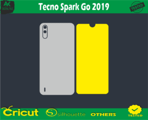 Tecno Spark Go 2019 Skin Vector Template