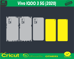 Vivo IQOO 3 5G (2020) Skin Vector Template