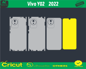 Vivo Y02 2022 Skin Vector Template