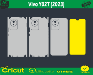 Vivo Y02T Skin Vector Template