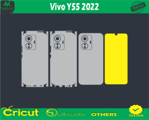 Vivo Y55 2022 Skin Vector Template