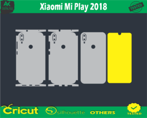 Xiaomi Mi Play 2018 Skin Vector Template