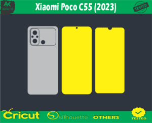 Xiaomi Poco C55 (2023) Skin Vector Template