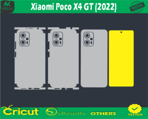 Xiaomi Poco X4 GT (2022) Skin Vector Template