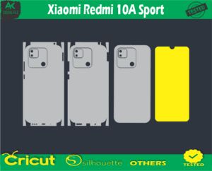 Xiaomi Redmi 10A Sport Skin Vector Template