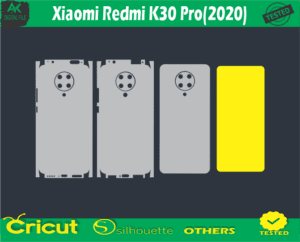 Xiaomi Redmi K30 Pro(2020) Skin Vector Template