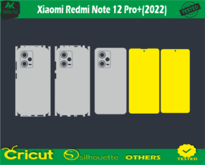 Xiaomi Redmi Note 12 Pro+(2022) Skin Vector Template