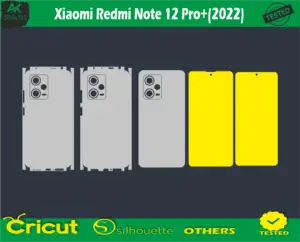 Xiaomi Redmi Note 12 Pro+(2022) Skin Vector Template