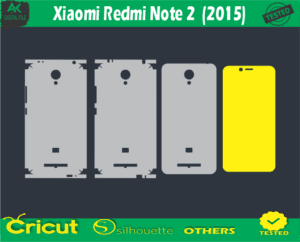 Xiaomi Redmi Note 2 (2015) Skin Vector Template