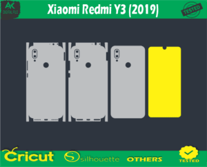 Xiaomi Redmi Y3 (2019) Skin Vector Template