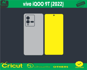 vivo iQOO 9T (2022) Skin Vector Template