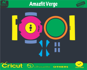 Amazfit Verge Skin Vector Template
