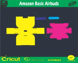 Amazon Basic Airbuds Skin Vector Template