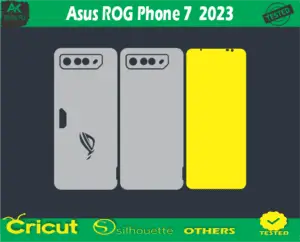 Asus ROG Phone 7 2023 Skin Vector Template