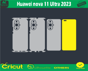 Huawei nova 11 Ultra 2023 Skin Vector Template